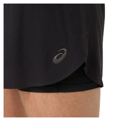 Pantalones cortos Asics Fujitrail Elite negros para hombre