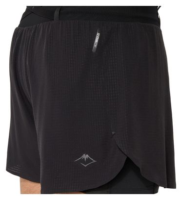 Pantalones cortos Asics Fujitrail Elite negros para hombre