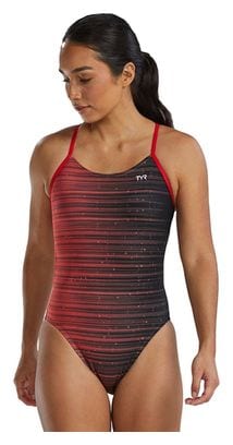 Tyr Durafast Elite Speedwarp Cutoutfit Swimsuit Rosso Donna