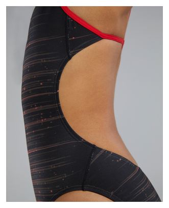 Maillot de bain Tyr Durafast Elite Speedwarp Cutoutfit Rouge Femme