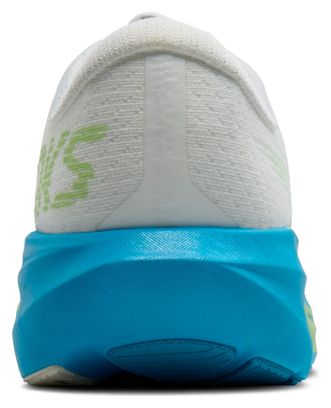 Brooks Ghost Amp Running Shoes for Men, White/Blue/Green