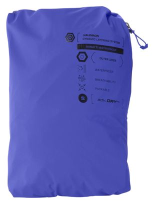Giacca impermeabile Salomon Bonatti Waterproof blu da uomo