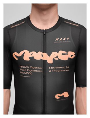 Maap Strata Pro Air Kurzarm-Trikot für Herren, schwarz