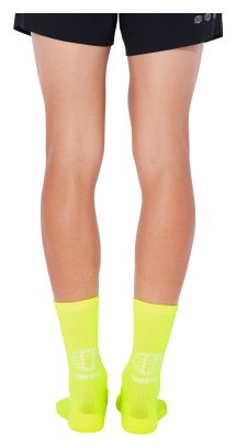 Circle Speedy High Planet 2.0 Yellow Running Socks