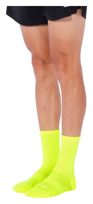 Circle Speedy High Planet 2.0 Yellow Running Socks
