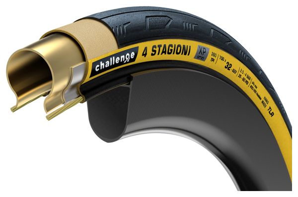 Pneumatico Challenge 4 Stagioni XP Tubeless Ready Soft 700mm Tan