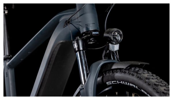 Cube Reaction Hybrid Performance 625 Allroad MTB Hardtail elettrica Shimano Cues 9S 625 Wh 27.5'' Night Black 2025