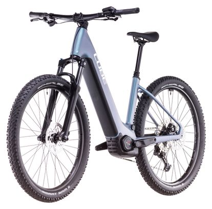 VTT Électrique Semi-Rigide Cube Reaction Hybrid Pro 600 Easy Entry Shimano Deore/Deore XT 12V 600 Wh 27.5'' Bleu Vert Smaragd 2025