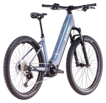 VTT Électrique Semi-Rigide Cube Reaction Hybrid Pro 600 Easy Entry Shimano Deore/Deore XT 12V 600 Wh 27.5'' Bleu Vert Smaragd 2025