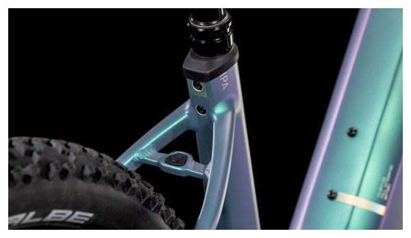 VTT Électrique Semi-Rigide Cube Reaction Hybrid Pro 600 Easy Entry Shimano Deore/Deore XT 12V 600 Wh 27.5'' Bleu Vert Smaragd 2025