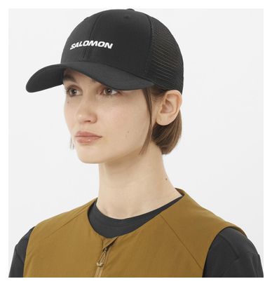 Casquette Salomon Logo Trucker Noir 