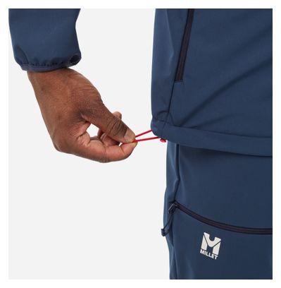 Giacca Softshell Millet Seneca Shield Hoodie blu da uomo