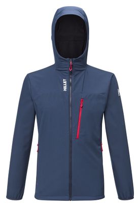 Giacca Softshell Millet Seneca Shield Hoodie blu da uomo