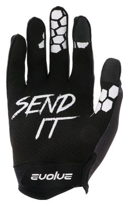 Evolve Splatter Gloves White / Black