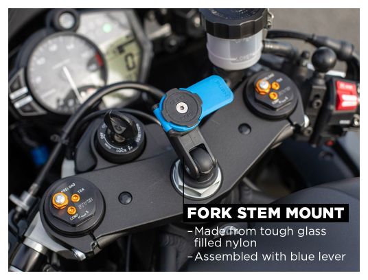 Quad Lock Fork Stem Mount for Motorcycle