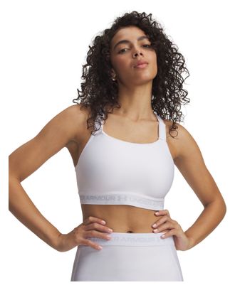 Under Armour HeatGear High sportbeha voor dames, wit