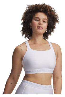 Under Armour HeatGear High sportbeha voor dames, wit