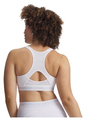 Under Armour HeatGear High sportbeha voor dames, wit