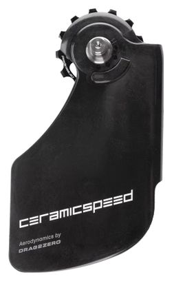 Gabbia deragliatore Ceramicspeed OSPW Aero Coated per Shimano Dura Ace 9100 / 9150 - Ultegra 8000 / 8050 Nero