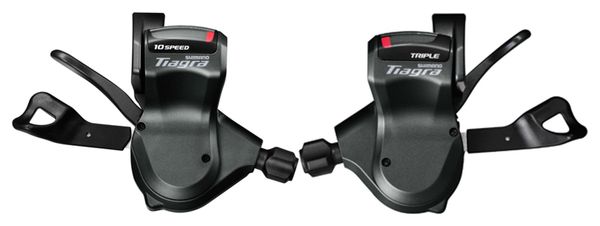 Paire de Commandes Shimano Tiagra SL 4700 4703 Flatbar 3x10 vitesses Noir Alltricks