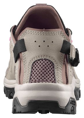 Amphibische Schuhe Salomon Techamphibian 5 Beige/Rosa Damen