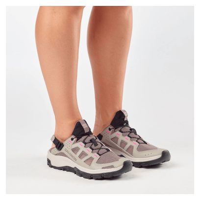 Amphibische Schuhe Salomon Techamphibian 5 Beige/Rosa Damen