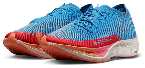 Chaussures de Running Nike ZoomX Vaporfly Next% 2 Bleu Rouge Femme