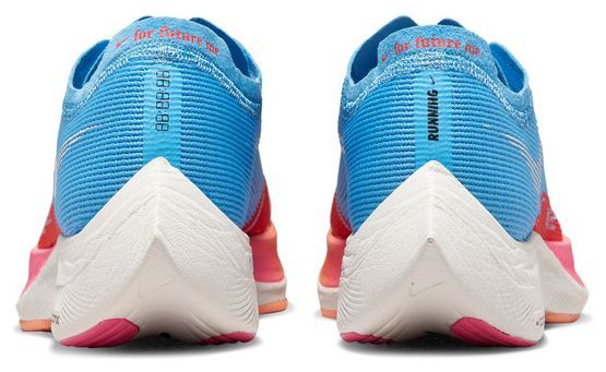Chaussures de Running Nike ZoomX Vaporfly Next% 2 Bleu Rouge Femme
