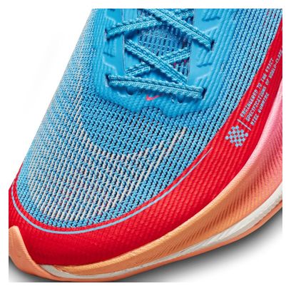 Chaussures de Running Nike ZoomX Vaporfly Next% 2 Bleu Rouge Femme