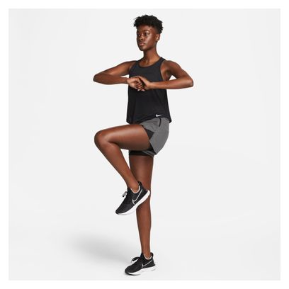 Nike Dri-Fit Run Division Reflectiv Damen Shorts Schwarz Grau