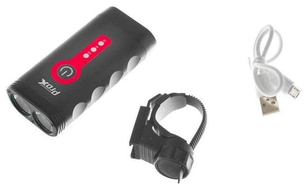 Eclairage de vélo avant 900 Lumen USB Rechargeable