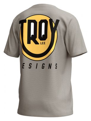 Troy Lee Designs Skyline Ride Short-Sleeve Jersey, Gray, Kids'