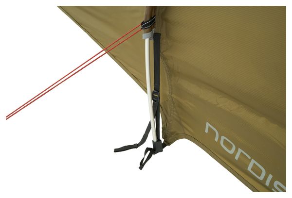 Tente 2 Personnes Nordisk Halland 2 PU (2.0) Vert