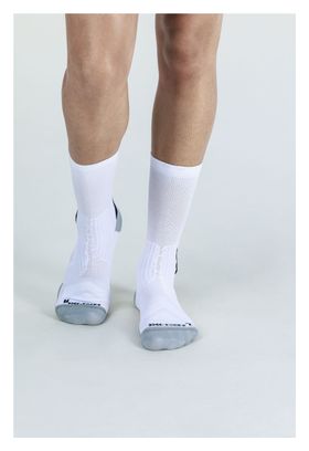 X-Socks Bike Perform Crew Blanco Negro