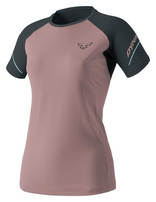 Dynafit Alpine Pro Pink Blue Women's short-sleeved jersey