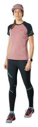 Camiseta de manga corta Dynafit Alpine Pro Rosa Azul para mujer