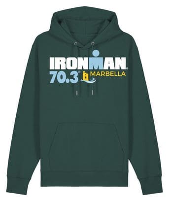 Felpa con cappuccio Ironman 70.3 Marbella Green