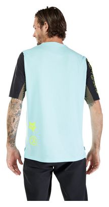 Maillot manches courtes Fox Defend Elevated Bleu Homme