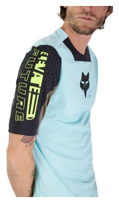 Maillot manches courtes Fox Defend Elevated Bleu Homme