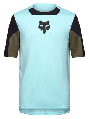 Maillot manches courtes Fox Defend Elevated Bleu Homme