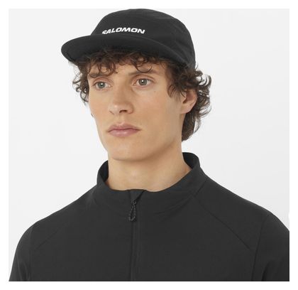 Casquette Salomon Logo 5 Panel Noir 