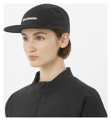 Casquette Salomon Logo 5 Panel Noir 