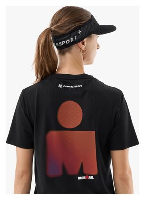 T-Shirt Running Compressport Training Ironman 2025 Noir Femme