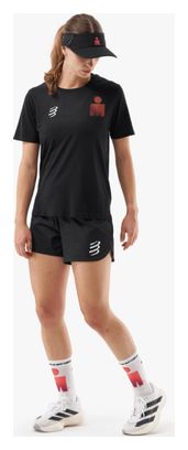 T-Shirt Running Compressport Training Ironman 2025 Noir Femme