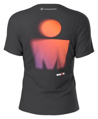 T-Shirt Running Compressport Training Ironman 2025 Noir Femme