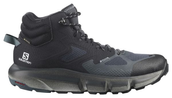 Salomon Predict Hike Mid GTX Hiking Boots Black Gray Mens