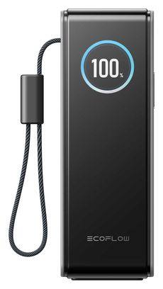 EcoFlow RAPID Power Bank 25K - 170W  câbles intégrés  écran intelligent