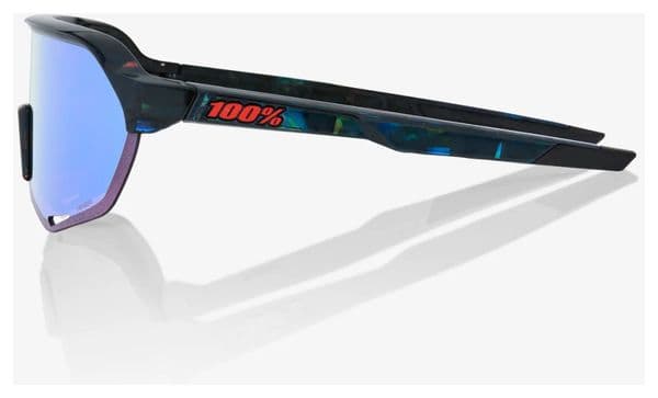 100% Goggles - S2 - Black Holographic - Blue HiPER Mirror Lenses