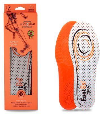 Semelles Footgel MultiSport-parfum orange-Orange