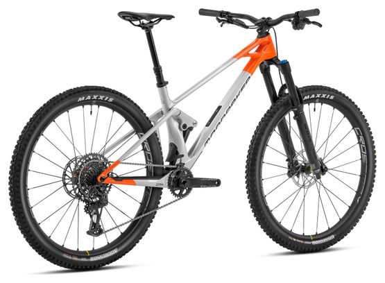 Mondraker Raze Carbon R MTB a sospensione completa Sram GX/NX Eagle 12S 29'' Argento Arancione
